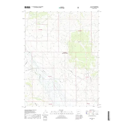 2019 Map of Flat Top, 2019 Print