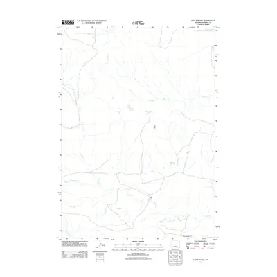 2012 Map of Flat Top Hill, 2012 Print
