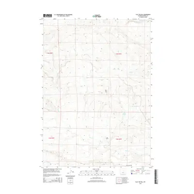 2015 Map of Flat Top Hill, 2015 Print