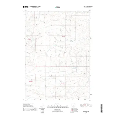 2017 Map of Flat Top Hill, 2017 Print