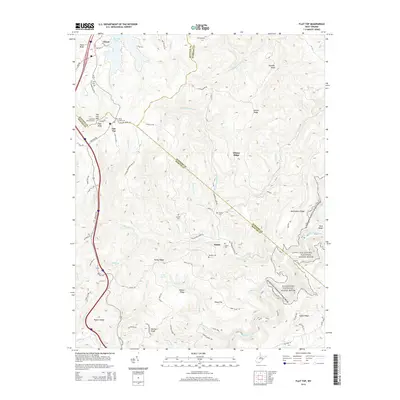 2014 Map of Flat Top, 2014 Print