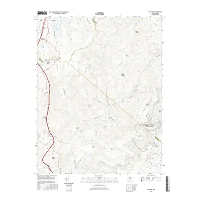2016 Map of Flat Top, 2016 Print