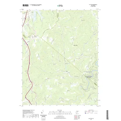 2019 Map of Flat Top, 2019 Print