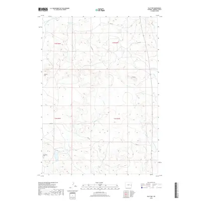 2018 Map of Flat Top, 2018 Print