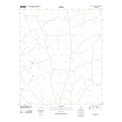 2010 Map of Flat Top Peak, 2010 Print