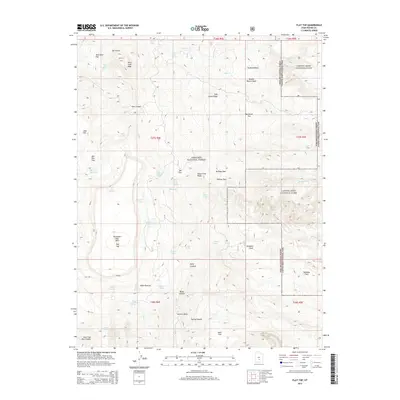 2014 Map of Flat Top, 2014 Print