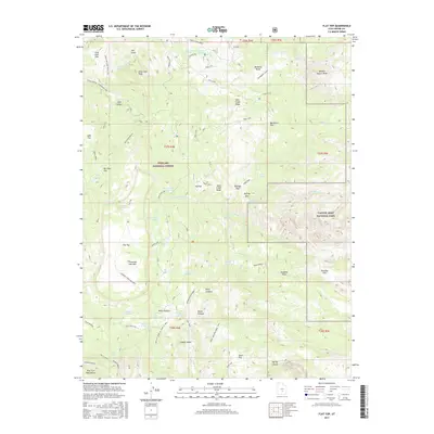 2017 Map of Flat Top, 2017 Print