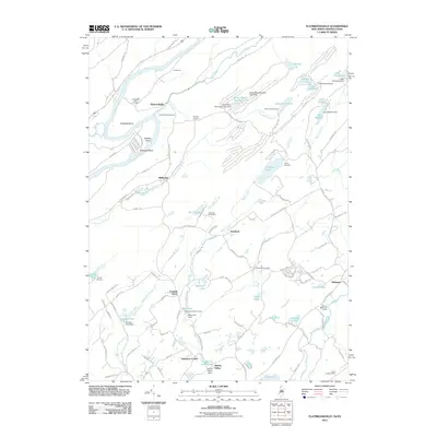2011 Map of Flatbrookville, 2011 Print