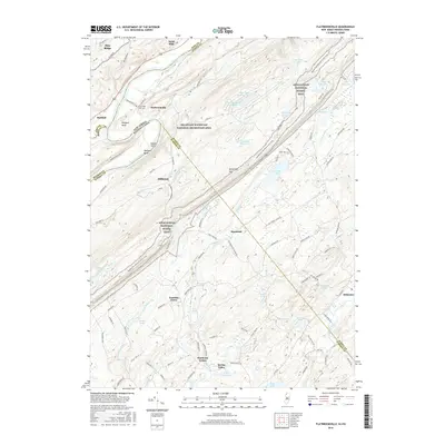 2016 Map of Flatbrookville, 2016 Print