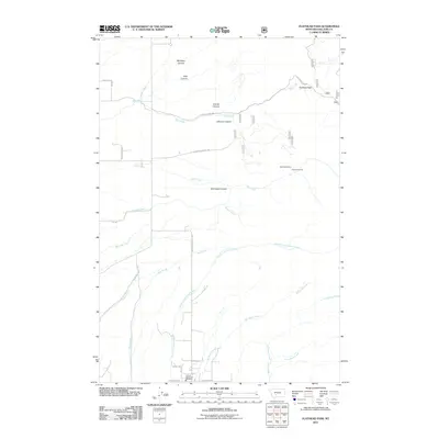 2011 Map of Flathead Pass, 2011 Print