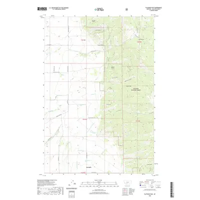 2020 Map of Flathead Pass, 2020 Print