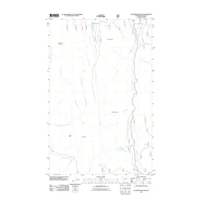 2011 Map of Flatiron Mountain, 2011 Print
