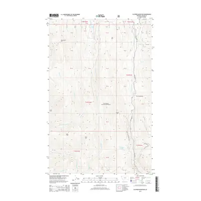2014 Map of Flatiron Mountain, 2014 Print
