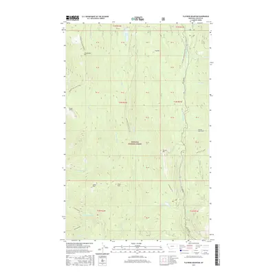 2017 Map of Flatiron Mountain, 2017 Print