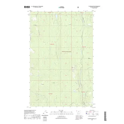 2020 Map of Flatiron Mountain, 2020 Print