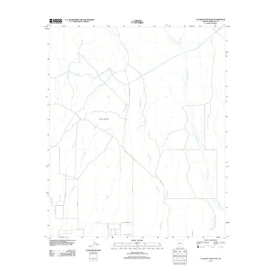 2011 Map of Flatiron Mountain, 2011 Print