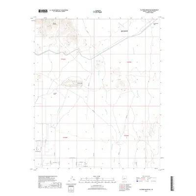 2018 Map of Flatiron Mountain, 2018 Print