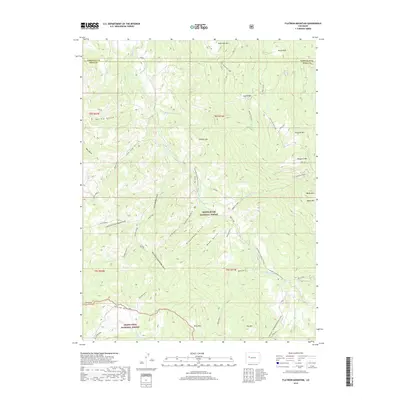 2019 Map of Flatiron Mountain, 2019 Print