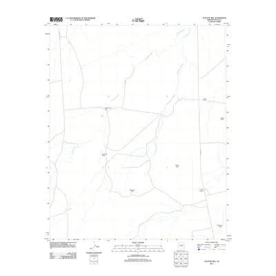2011 Map of Flattop Hill, 2011 Print