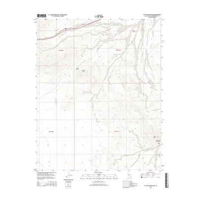 2015 Map of Flattop Mountain, 2015 Print