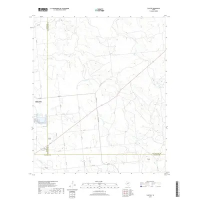 2019 Map of Flattop, 2019 Print