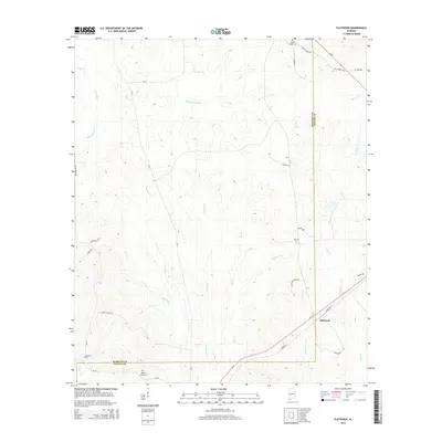 2014 Map of Flatwood, 2014 Print