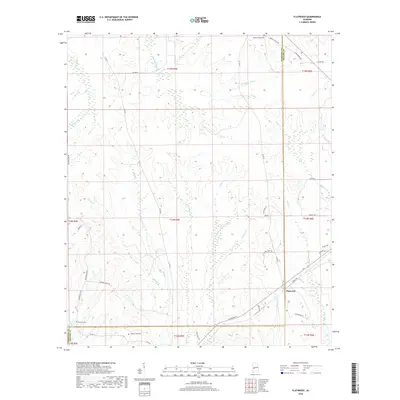 2018 Map of Flatwood, 2018 Print