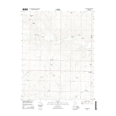 2015 Map of Flatwoods, 2015 Print