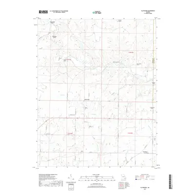 2017 Map of Flatwoods, 2017 Print