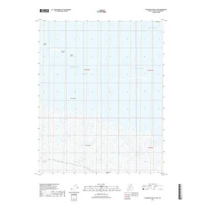 2018 Map of Flaxman Island A-4 NW, 2018 Print