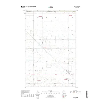2017 Map of Flaxton, 2017 Print