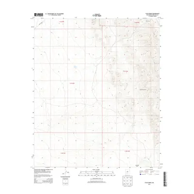 2013 Map of Fleck Draw, 2013 Print