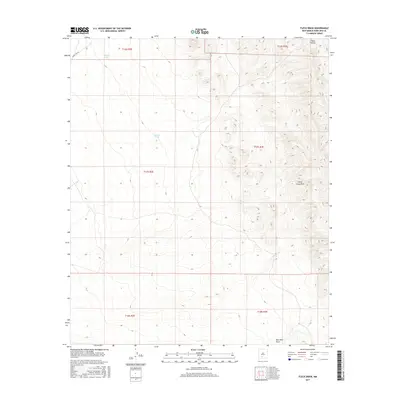 2017 Map of Fleck Draw, 2017 Print