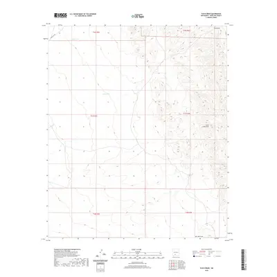 2020 Map of Fleck Draw, 2020 Print