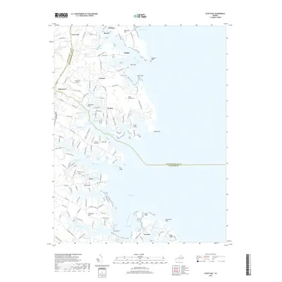 2019 Map of Fleets Bay, 2019 Print