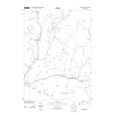 2013 Map of Fleischmanns, 2013 Print