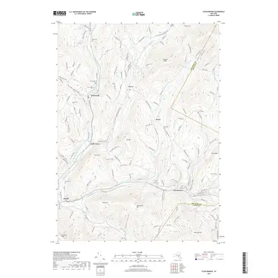 2019 Map of Fleischmanns, 2019 Print