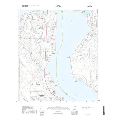 2018 Map of Fleming Island, 2018 Print