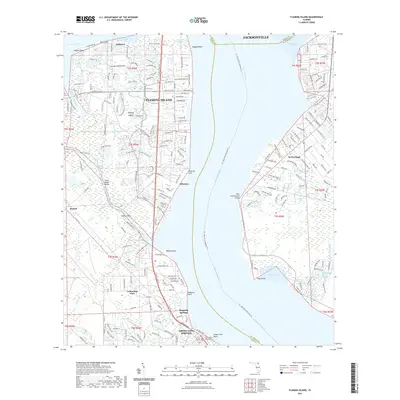 2021 Map of Fleming Island, 2021 Print