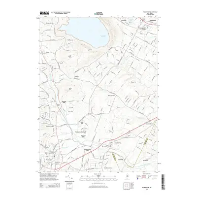 2014 Map of Flemington, 2014 Print