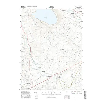 2016 Map of Flemington, 2016 Print