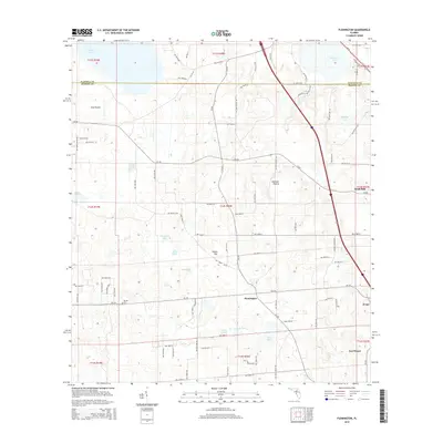 2015 Map of Flemington, 2015 Print