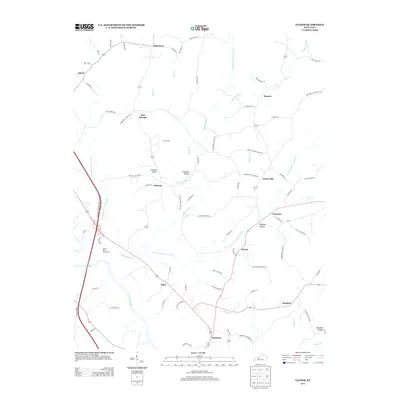 2013 Map of Flener, 2013 Print