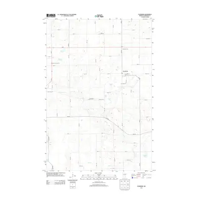 2013 Map of Flensburg, 2013 Print