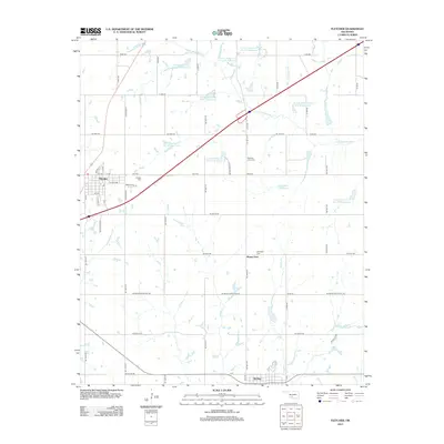 2012 Map of Fletcher, 2012 Print