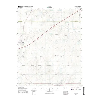 2016 Map of Fletcher, 2016 Print