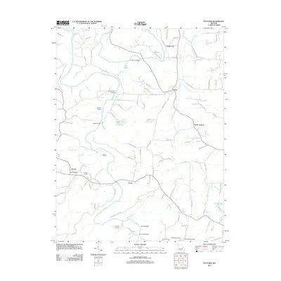 2012 Map of Fletcher, 2012 Print