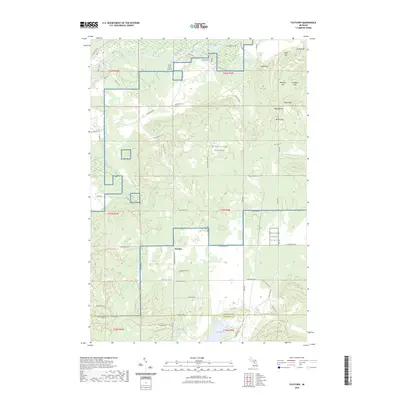 2023 Map of Fletcher, 2023 Print