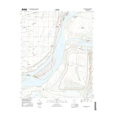 2017 Map of Fletcher Lake, 2017 Print