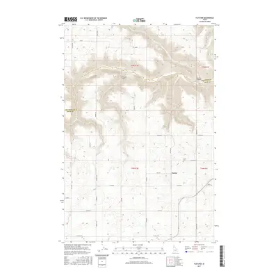2017 Map of Fletcher, 2017 Print